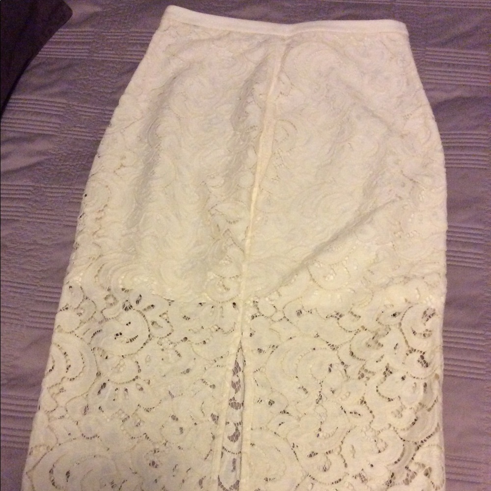 Express Lace Pencil Skirt